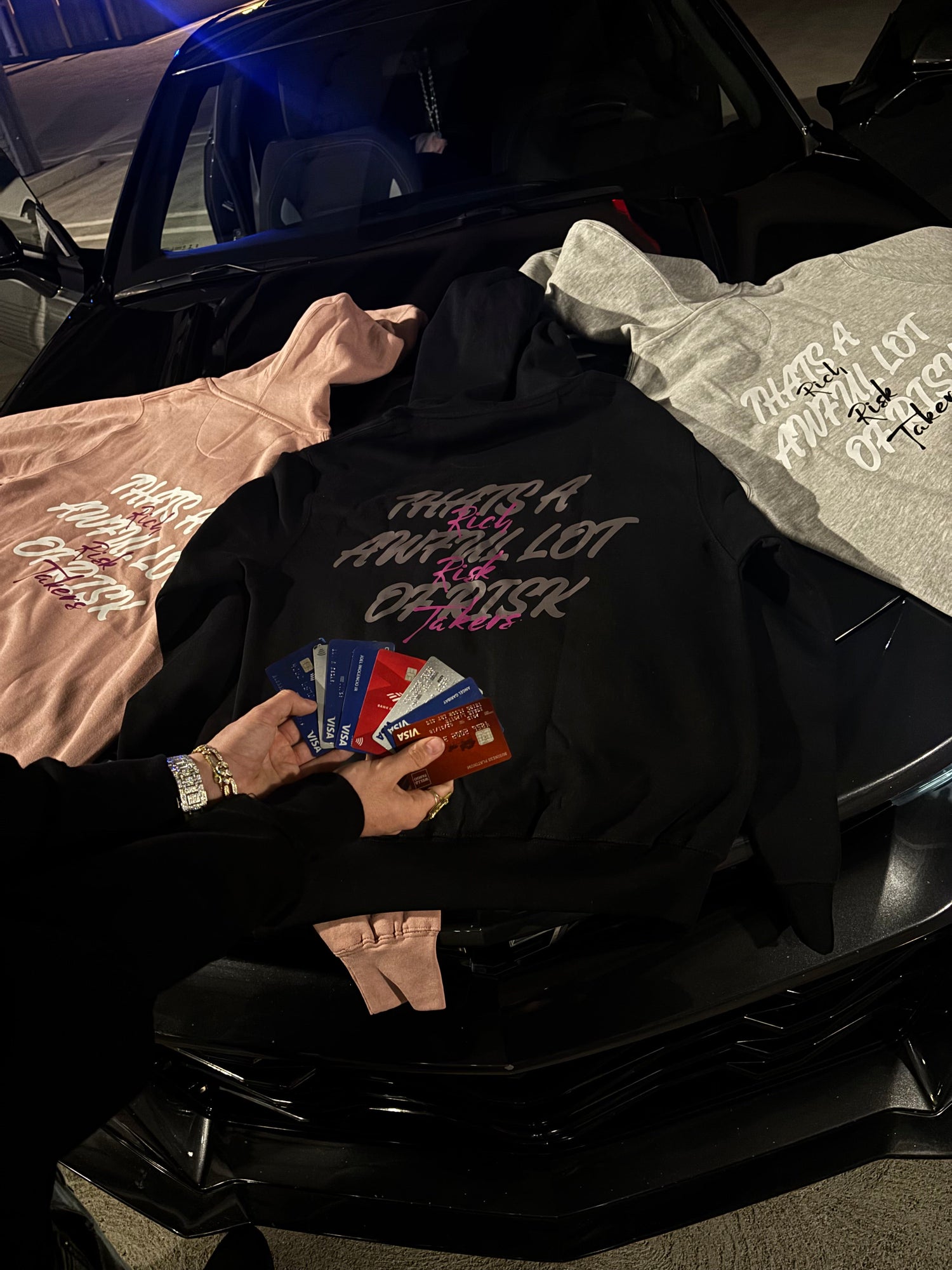 Awful Lot of Risk Hoodies